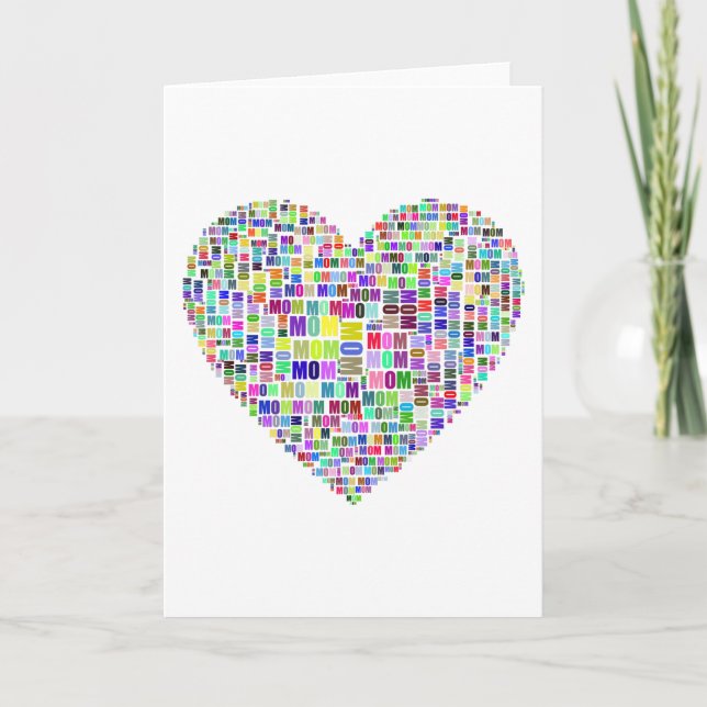 Maman, tu es tout pour moi carte (Devant)