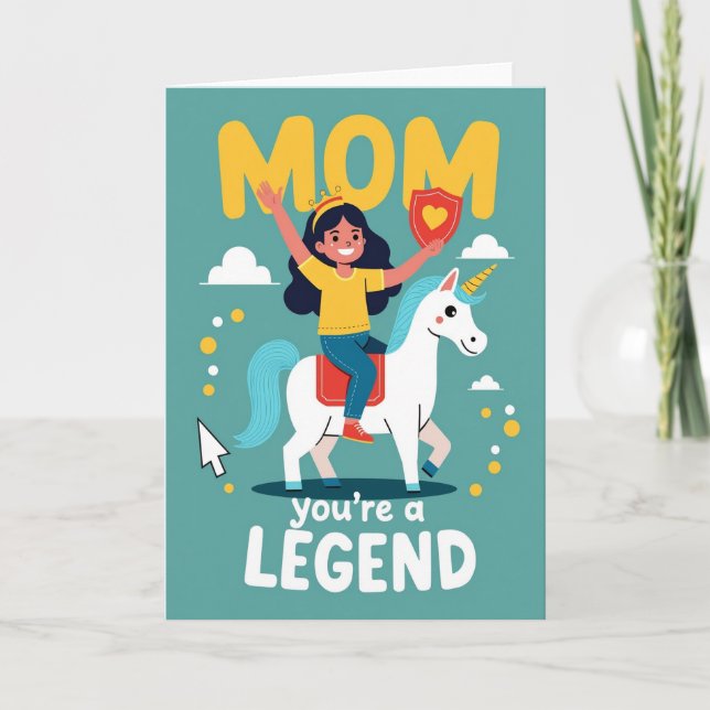 Maman tu es une légende Carte d'art (Devant)
