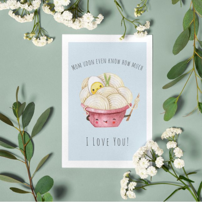 Maman Udon Sait Même | Carte pour maman (Créateur téléchargé)