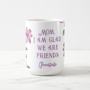 Maman Violet "Content que nous soyons amis" Mug
