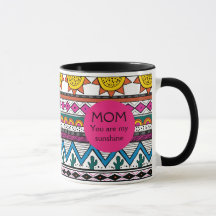 Maman vous êtes ma tasse personnalisable de cadeau