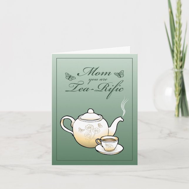Maman, vous êtes une carte de fête des mères Tea-R (Devant)