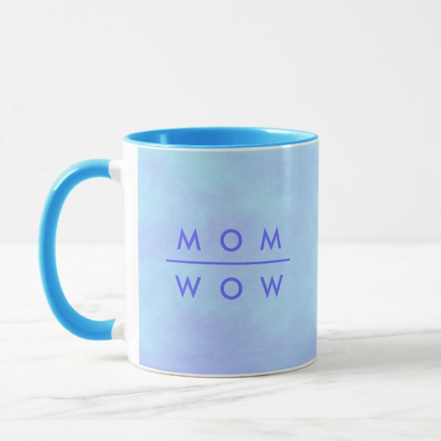 Maman Wow, en Mug de la Fête des Mères Bleues (Gauche)