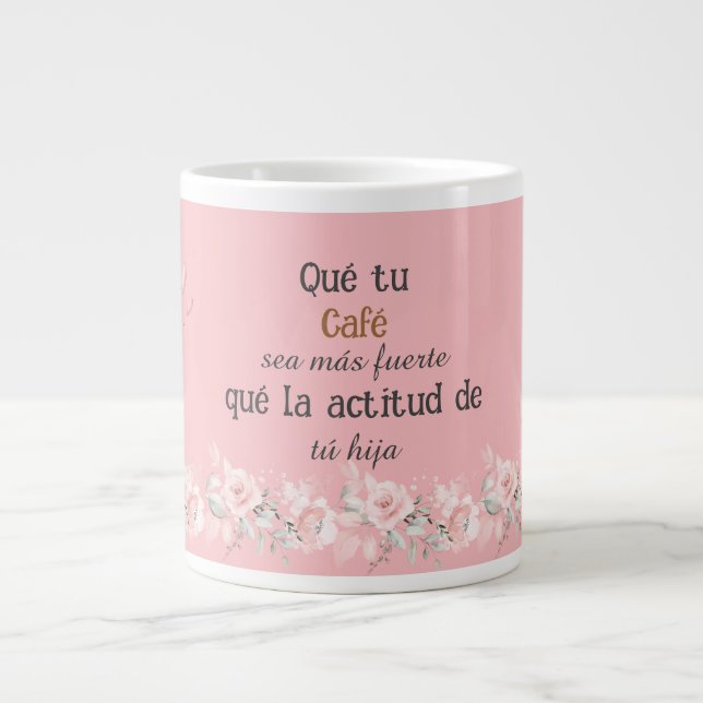 Maman's Sayings Café Mug Espagnol (Devant)