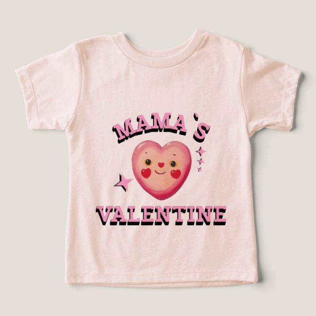 Mama's Valentine Toddler Shirt (Design Recto)