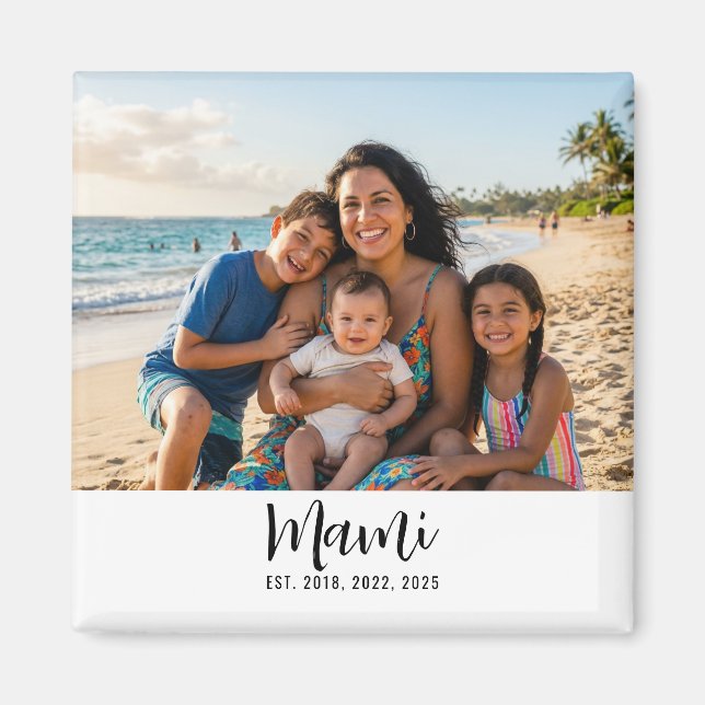 Mami Established Photo Gift Magnet (Devant)