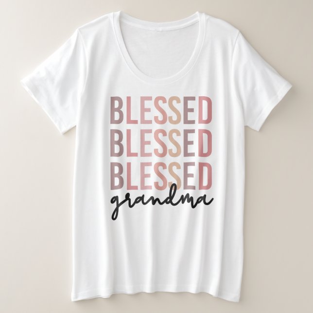 Mamie bénie | Cadeaux pour grand-mère (Design devant)