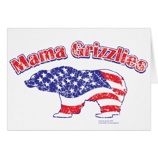 Mamma-Grizzly en détresse (Devant horizontal)
