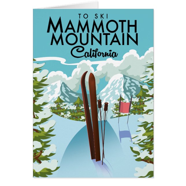 Mammoth Mountain California to ski (Devant)