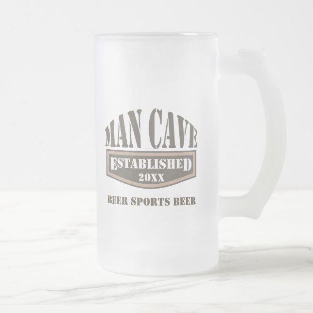 Man Cave Beer Mug (Droit)