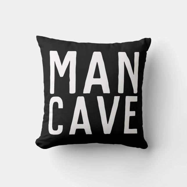 MAN CAVE JAUNES Oreillers (Recto)