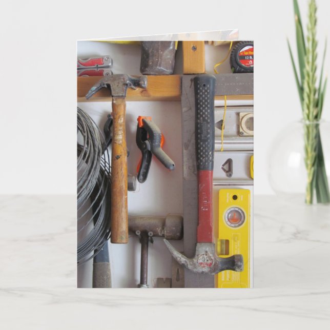 Man Cave - Outils - Carte Fête des pères (Devant)