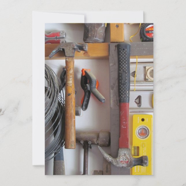Man Cave - Outils - Carte Fête des pères (Devant)