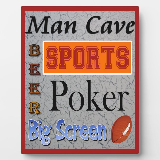 Man Cave Plaque (Devant)