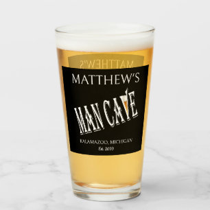 Man Cave Pub Pint Bière Soda Verres Vaisselle