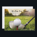 Man Golf Invitation Anniversaire<br><div class="desc">Man Golf Invitation Anniversaire.</div>