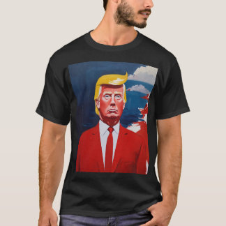 MAN_MANUEL LEADER DONALD TRUMP DEMI-MAIN T-SHIRT