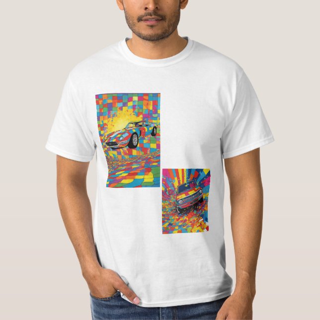 MAN_MANUEL TRENDING CAR ART T-SHIRT (Devant)