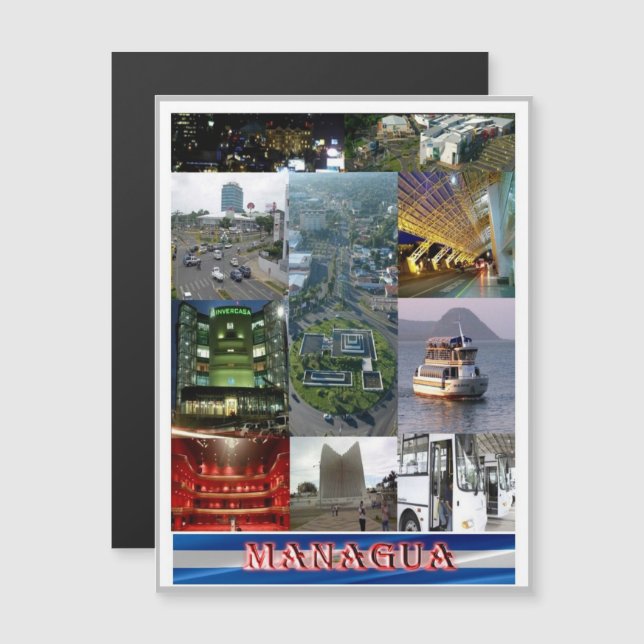 Managua - Nicaragua - Mosaïque - (Devant / Derrière)