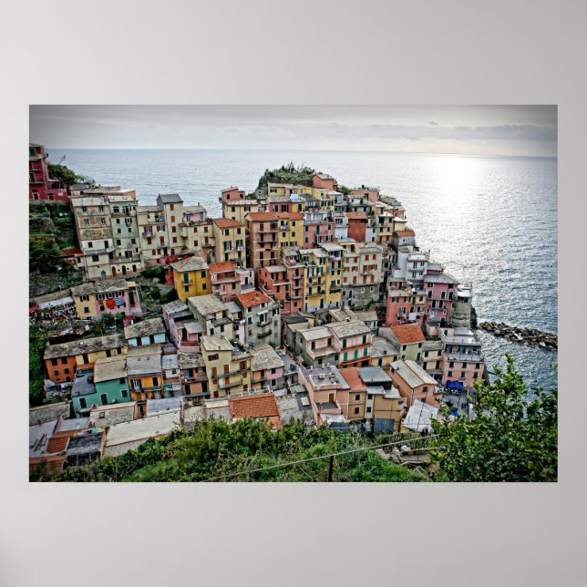 Manarola - The Cinque Terre - Italy Poster (Devant)