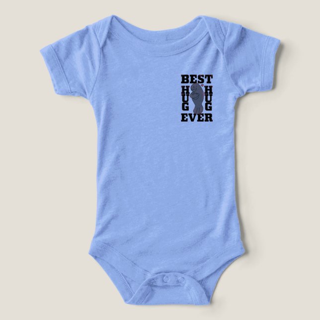 Manatee - Meilleur Hug Jamais - Hug - Conception A (Design Recto)