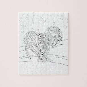 Manatees Adulte Coloration Puzzle