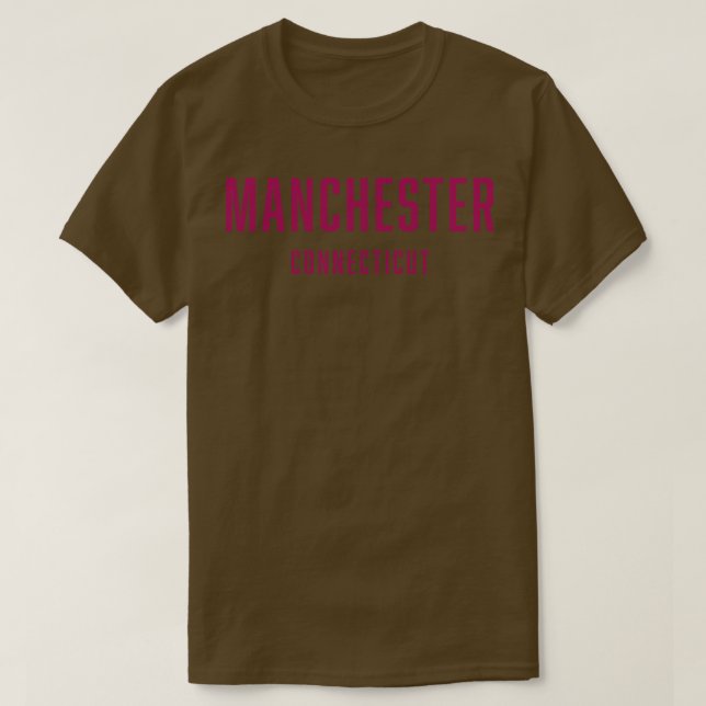 Manchester Connecticut TShirt 4 (Design devant)