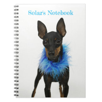 Manchester Terrier Carnet bleu