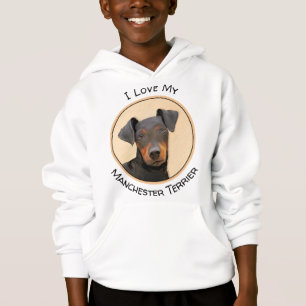 Manchester Terrier Peinture Art animal original