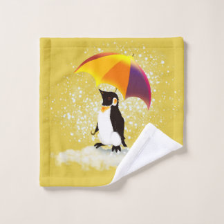 Manchot avec parapluie