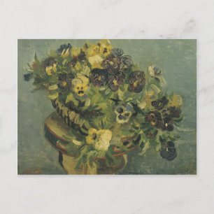 Mand met viooltjes Carte postale