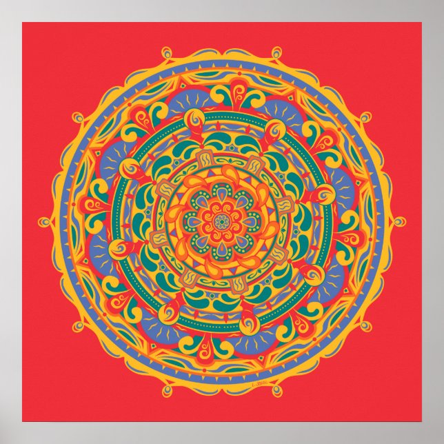 Mandala #6 - Poster (Devant)