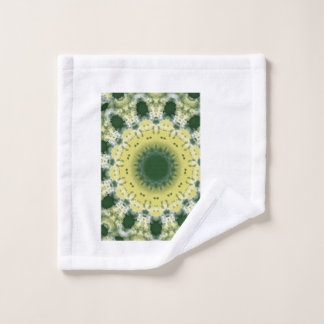 Mandala Abstrait Vert | Serviette inspirée de la n