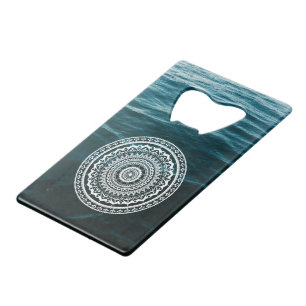 Mandala Blanc Laissez la mer vous libérer