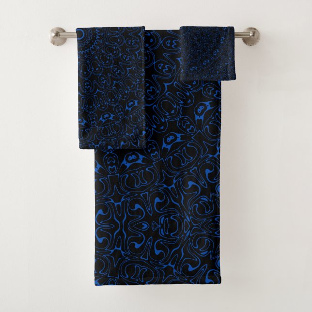 Mandala Bleu de Cobalt à la Symétrie Intriquée (En situation)