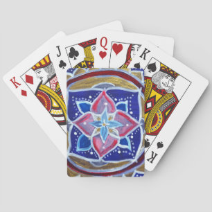 Mandala Classic Rose Cartes De Jeu