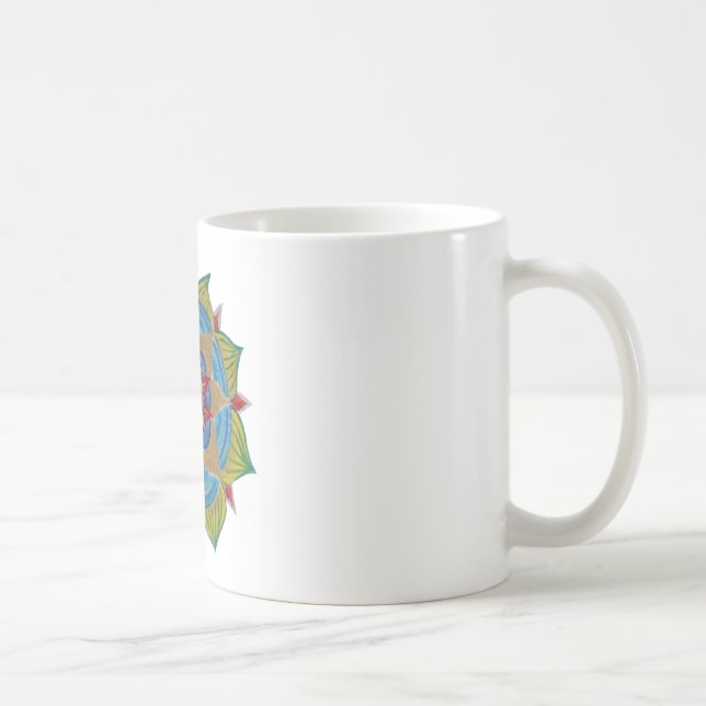 Mandala Classique Mug Blanc (Droite)