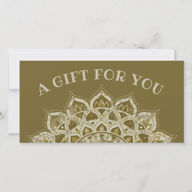 Mandala coloré chic de style indien 4 (Devant)