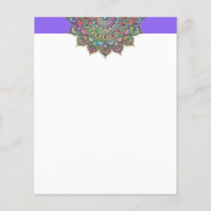 Mandala coloré classe Style Inde 1