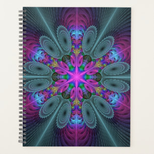 Mandala Colorful Striant Fractal Art Kaleidoscope
