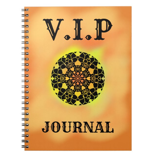 Mandala Creative Happy Notepad Journal (Devant)