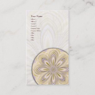 Mandala de affaiblissement d'or - carte de visite