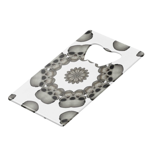 Mandala de crâne humain effrayant (Dos Angle)