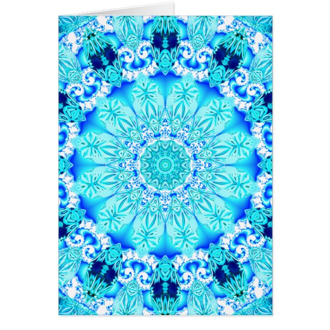 Mandala de dentelle d'Aqua, sensible, résumé (Devant)