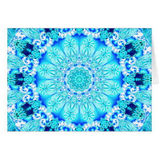 Mandala de dentelle d'Aqua, sensible, résumé