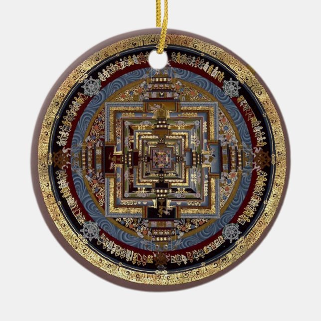 Mandala de Kalachakra un ornement (Devant)