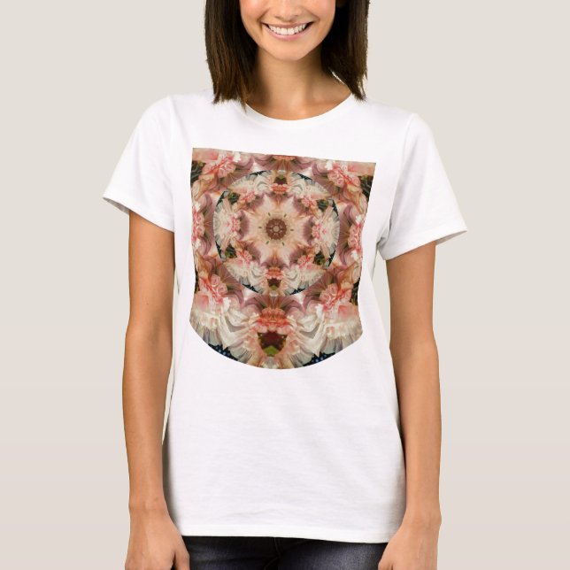 Mandala de la trompette de l'ange - T-shirt (Devant)