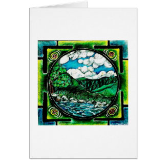 Mandala de rivière de mine