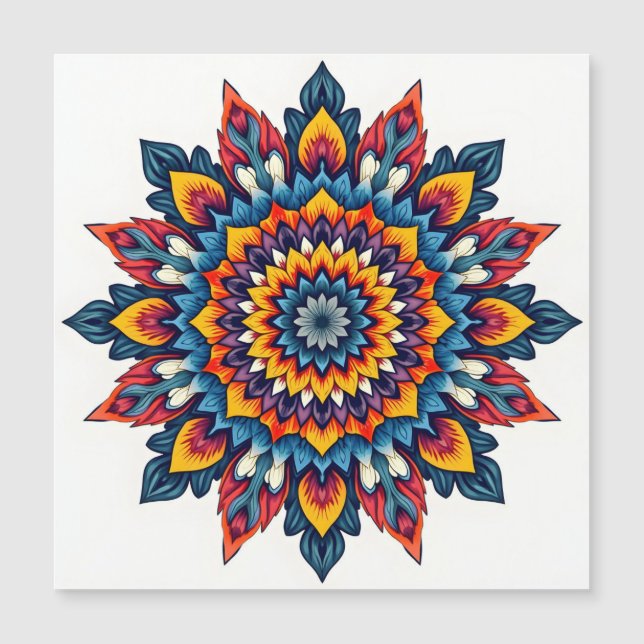 Mandala en blanc (Devant)