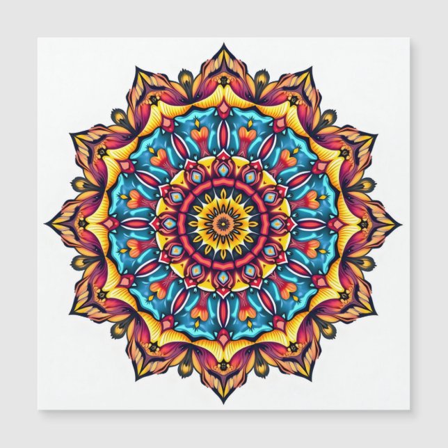 Mandala en blanc (Devant)